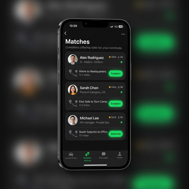 Search rides on your route